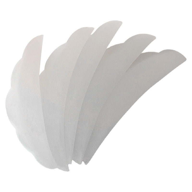 JMT-412682 Silicone Gaskets for Eyelash Planting - 5 Pairs White & Pink Sunflower Edge