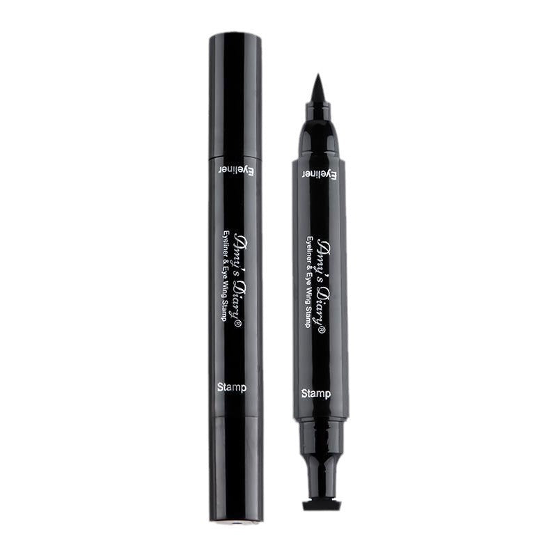 JMT-413002 Dual-Ended Liquid Eyeliner - Quick-Drying, Waterproof, Smudge-Proof in Black