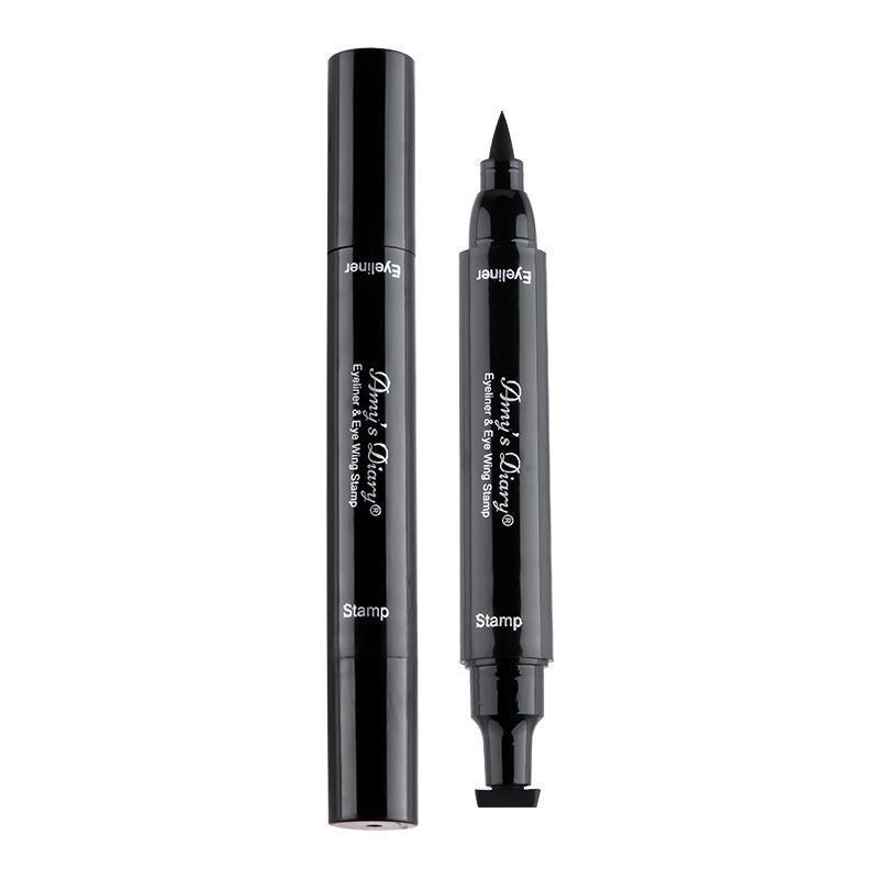 JMT-413002 Dual-Ended Liquid Eyeliner - Quick-Drying, Waterproof, Smudge-Proof in Black