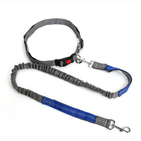 JMT-413066 Adjustable Traction Rope Dog Leash with Elastic Waistband and Reflective Strip