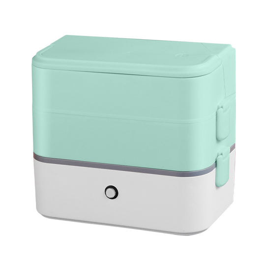 JMT-413066 Double-Layer Portable Electric Heated Lunch Box for On-the-Go Meals