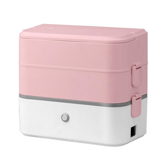 JMT-413066 Double-Layer Portable Electric Heated Lunch Box for On-the-Go Meals