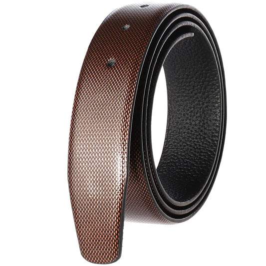 JMT-413322 Punched Needle Belt with Diamond Pattern Design - Versatile Trouser Accessory