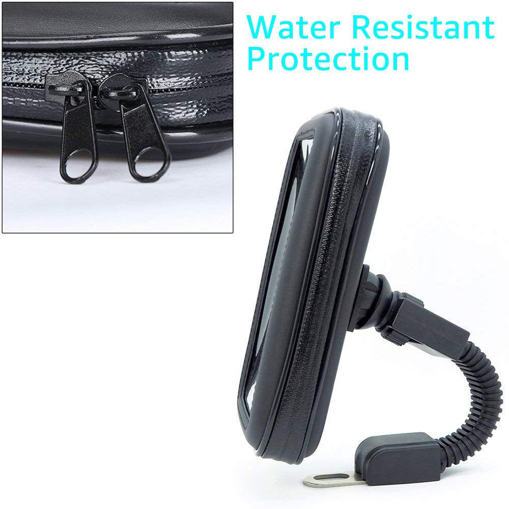 JMT-413578 Waterproof Bicycle Phone Holder for 4.7 to 6.3 Inch Smartphones with Touchscreen Access