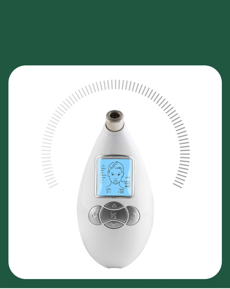 JMT-413706 White Pore Cleansing Facial Massager with Three Settings for Deep Skin Care