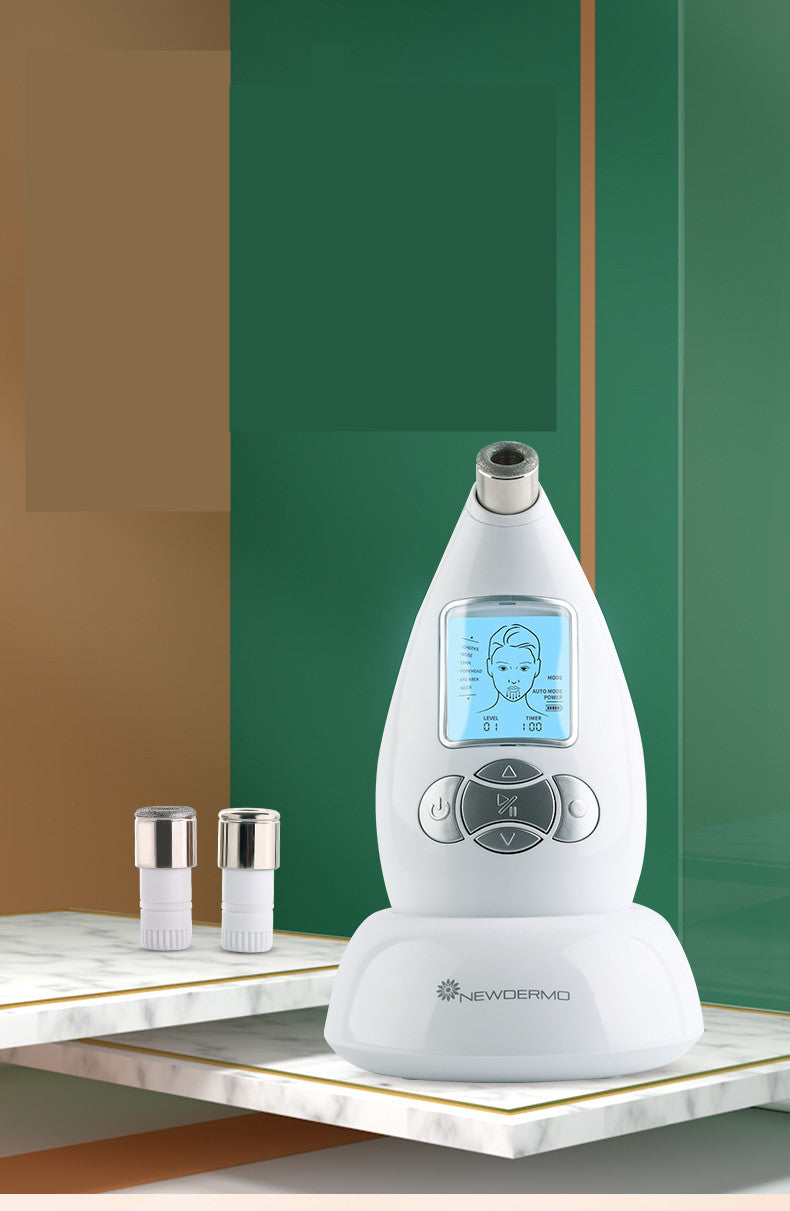 JMT-413706 White Pore Cleansing Facial Massager with Three Settings for Deep Skin Care