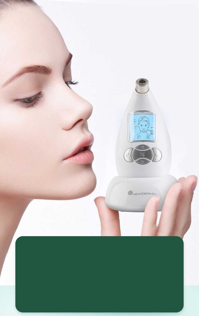 JMT-413706 White Pore Cleansing Facial Massager with Three Settings for Deep Skin Care