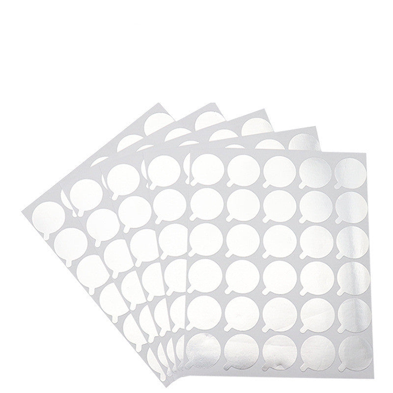 JMT-413834 Aluminum Eyelash Glue Stickers - 30 Stickers per Sheet, 10 Sheets, Diameter 2.0cm