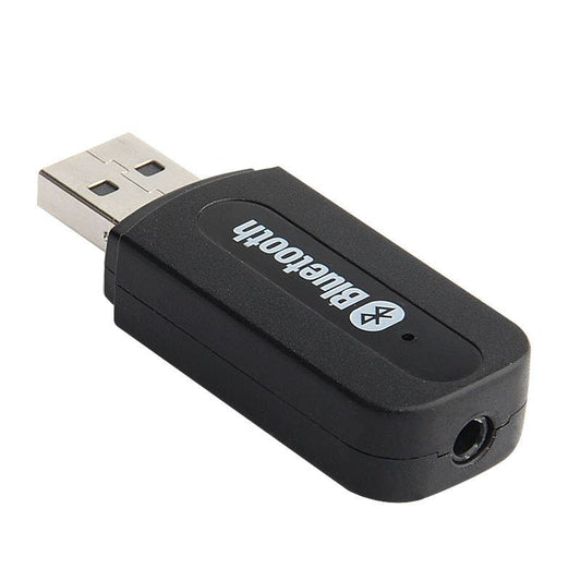 JMT-413834 Bluetooth Audio Receiver Dongle for Wireless Music Streaming - USB Adapter for Car & Speakers