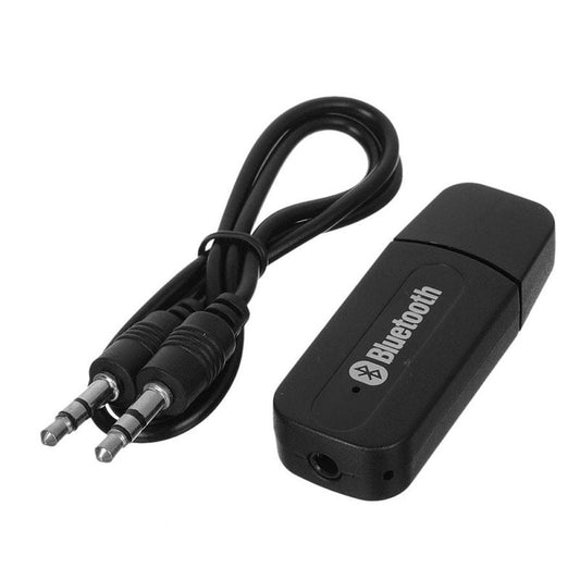 JMT-413834 Bluetooth Audio Receiver Dongle for Wireless Music Streaming - USB Adapter for Car & Speakers