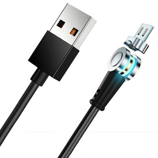 JMT-413898 Rotating Magnetic Data Cable with 8PIN, Micro USB, and Type-C Compatibility
