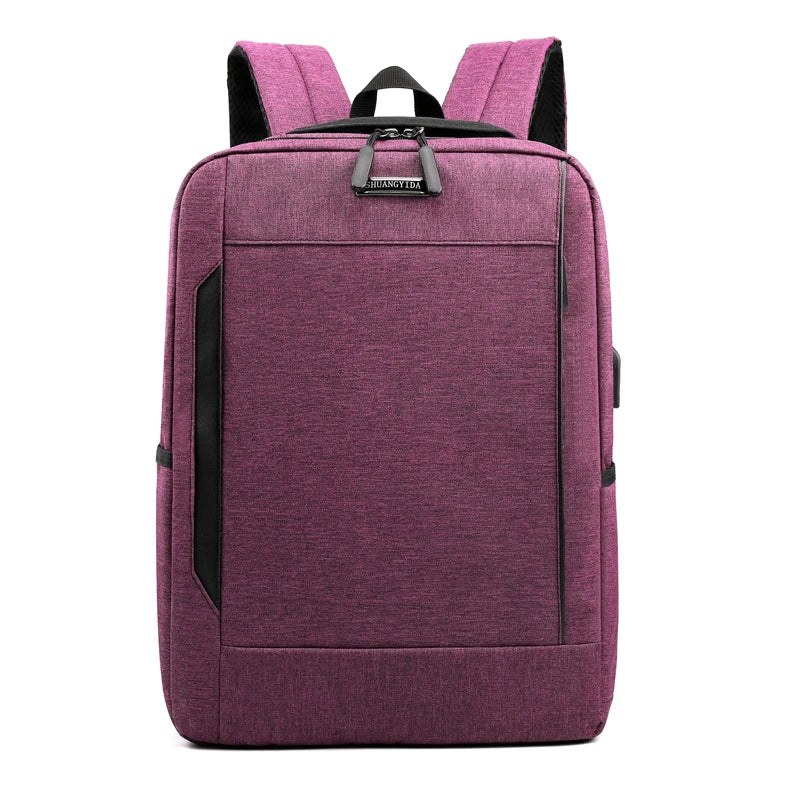 JMT-413898 Stylish Waterproof Business Laptop Backpack with USB Charging Port and Custom Logo Options