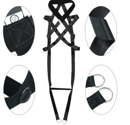 JMT-414218 Cotton Dog Leash - 110CM Full Length with Chest Straps for Training