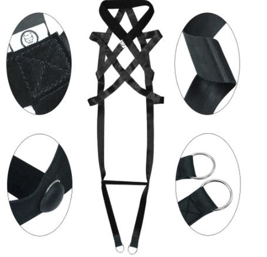 JMT-414218 Cotton Dog Leash - 110CM Full Length with Chest Straps for Training