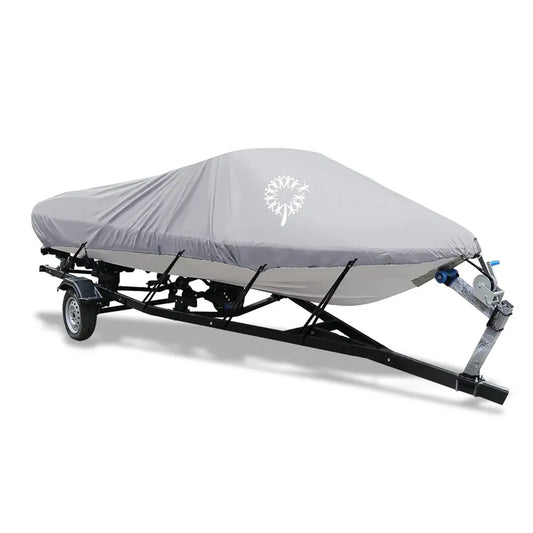 JMT-414346 Heavy Duty 600D Oxford Cloth Waterproof Marine Grade Boat Cover with Storage Bag