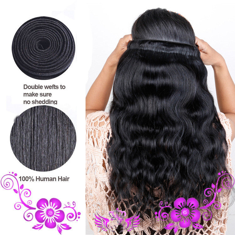 JMT-414410 Peruvian Virgin Body Wave Hair Extensions, Natural Color, 100g, 8-30 Inch, 7A Grade, Real Human Hair