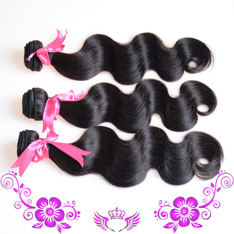 JMT-414410 Peruvian Virgin Body Wave Hair Extensions, Natural Color, 100g, 8-30 Inch, 7A Grade, Real Human Hair