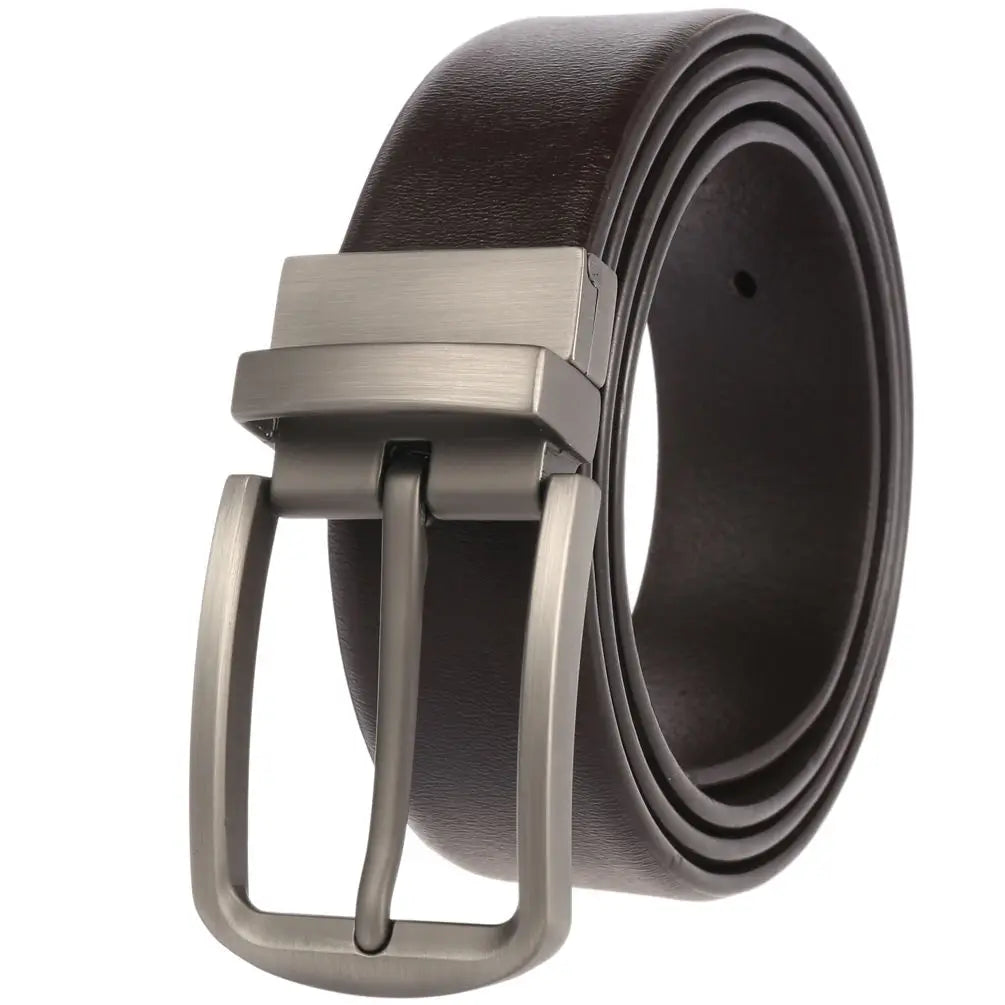 JMT-414474 Genuine Leather Men's Belt - Customisable Style for Everyday Wear