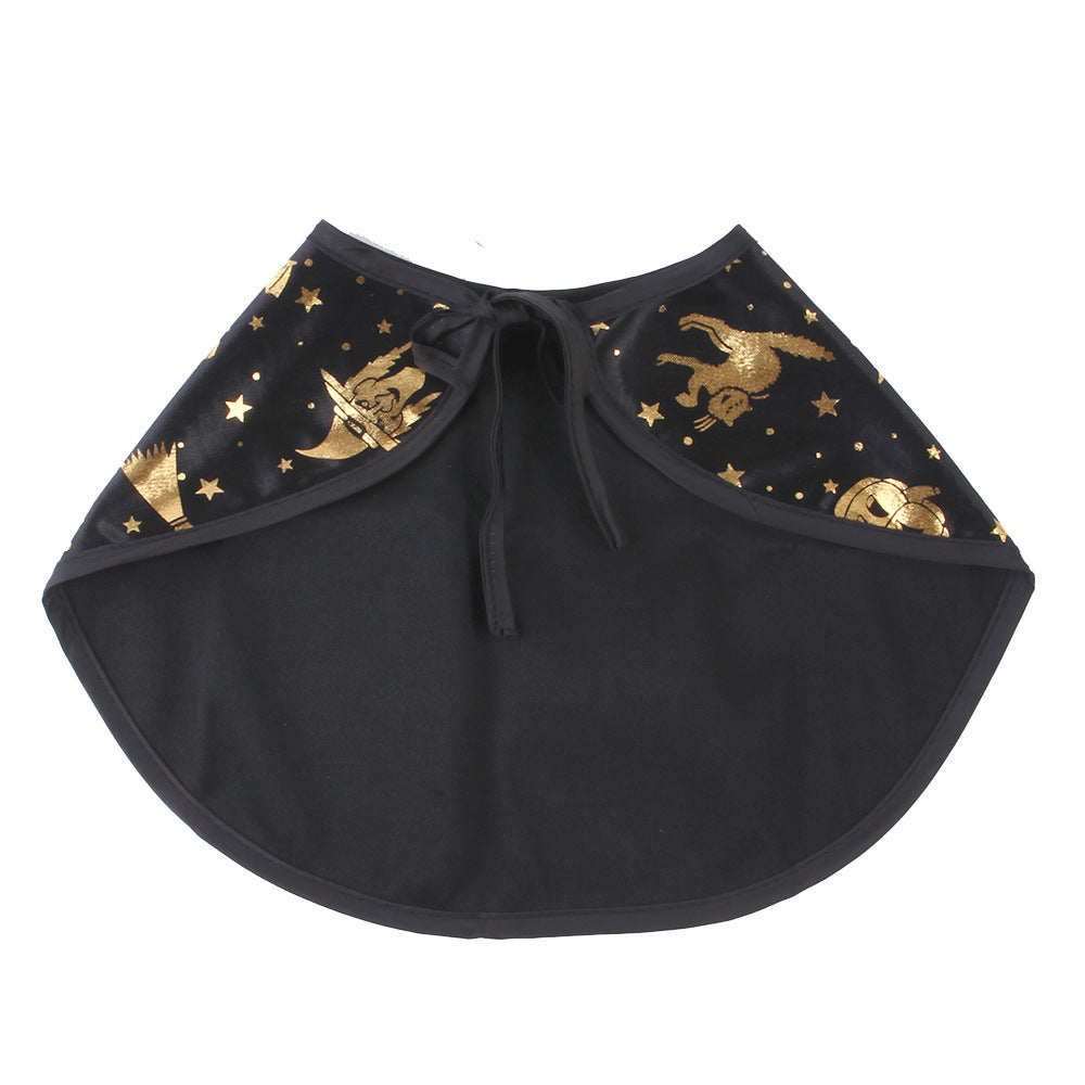 JMT-414538 Halloween Cloak and Hat Set for Pets - Stylish Costume for Dogs and Cats