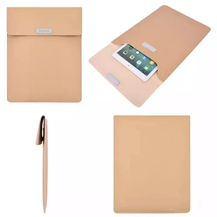 JMT-414538 Versatile Waterproof PU Leather Laptop Briefcase with Velcro Closure and Customizable Features