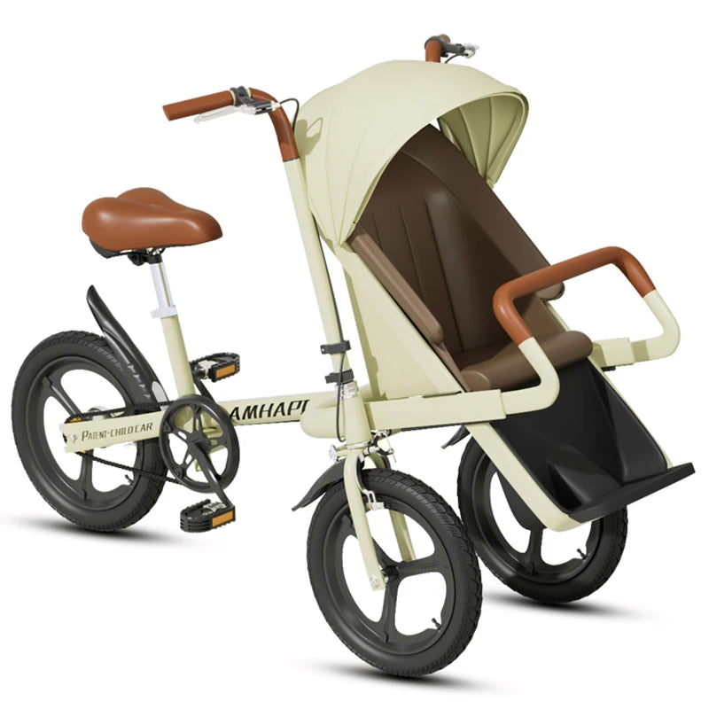 JMT-414730 Three-Wheel Baby Tricycle Stroller with Easy Folding Design for Boys and Girls