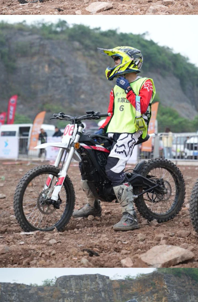 JMT-414794 Cineco EX2 Electric Dirt Bike - 74V 32Ah Electric Dirt Bike , Top Speed 27.9 mph