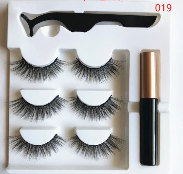 JMT-414986 Handmade Magnetic False Eyelashes Made from High-Grade Fiber