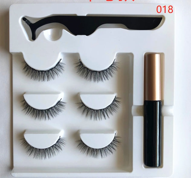 JMT-414986 Handmade Magnetic False Eyelashes Made from High-Grade Fiber