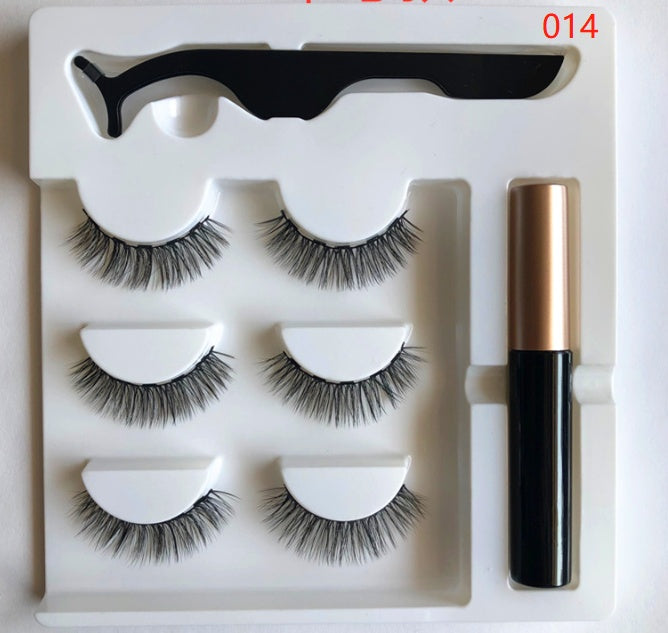 JMT-414986 Handmade Magnetic False Eyelashes Made from High-Grade Fiber