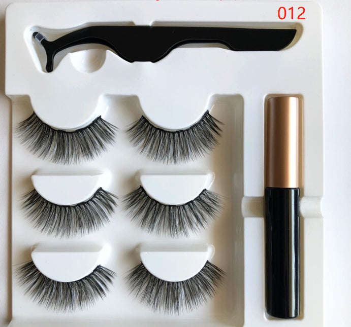 JMT-414986 Handmade Magnetic False Eyelashes Made from High-Grade Fiber