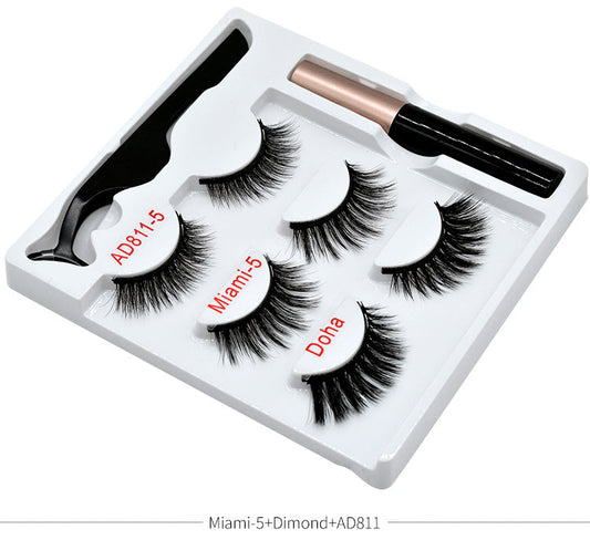 JMT-414986 Handmade Magnetic False Eyelashes Made from High-Grade Fiber