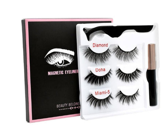 JMT-414986 Handmade Magnetic False Eyelashes Made from High-Grade Fiber