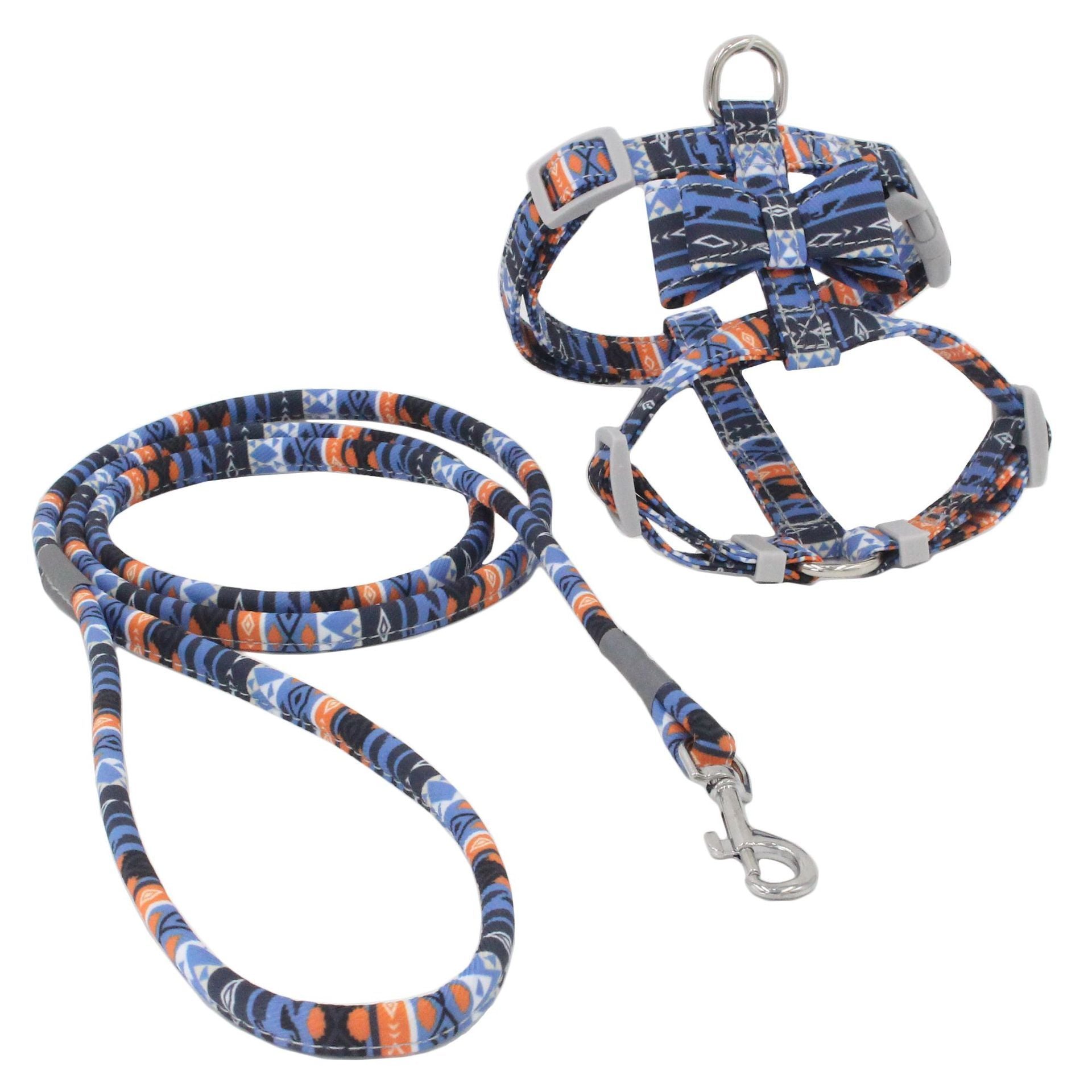 JMT-415050 Japanese Style Polyester Cat Lead with Chest Strap for Comfortable Walking