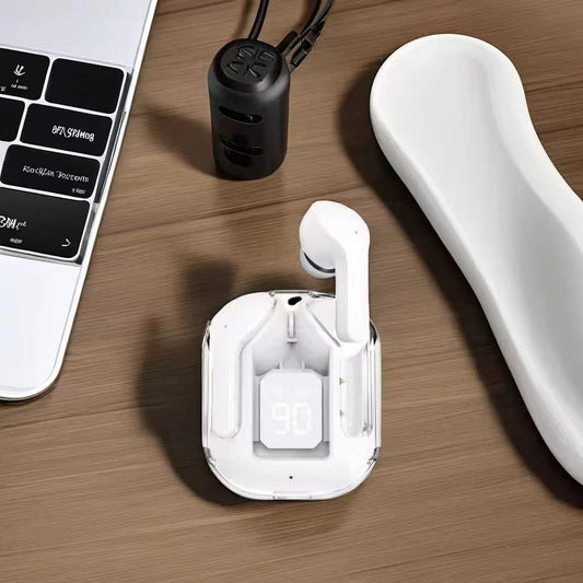 JMT-415050 Wireless Earbuds with Airoha Chip, LED Battery Indicator, Waterproof In-Ear Design for Gaming and Music