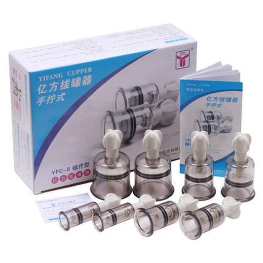 JMT-415114 Vacuum Cupping Therapy Set - Available in 8 or 12 Cups