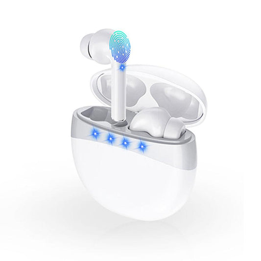 JMT-415370 Wireless Bluetooth Headset with Battery Display, Voice Control, and Multi-Point Connection - Stereo Ear Hanging Design