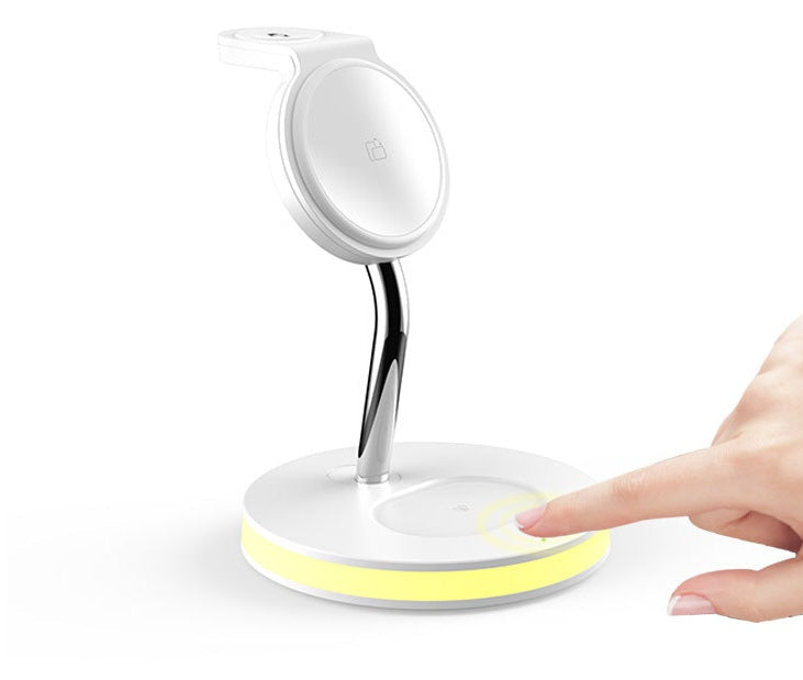 JMT-415562 Four-in-One Wireless Charger for Smartwatch and Smartphone - Fast Magnetic Alignment, 15W Compatible