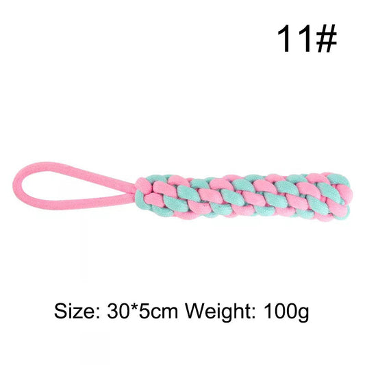 JMT-416010 Durable Cotton Rope Chew Knot Toy for Dogs - Bite-Resistant Molar Toy