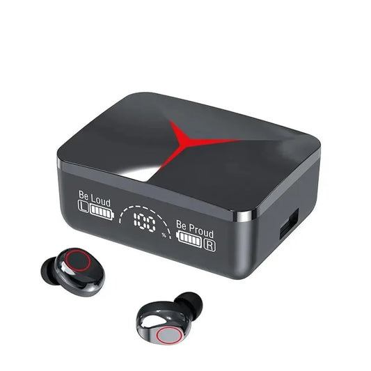 JMT-416202 Bluetooth Wireless Earbuds with LED Power Display, IPX5 Waterproof TWS Headphones for Sports