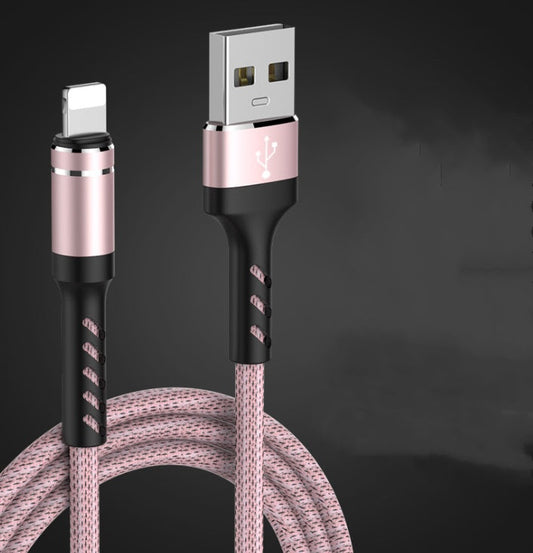 JMT-416202 Fast Charging USB Data Cable for Apple, Huawei, Xiaomi, Samsung - 1m Nylon, Aluminum Alloy, Multiple Interfaces