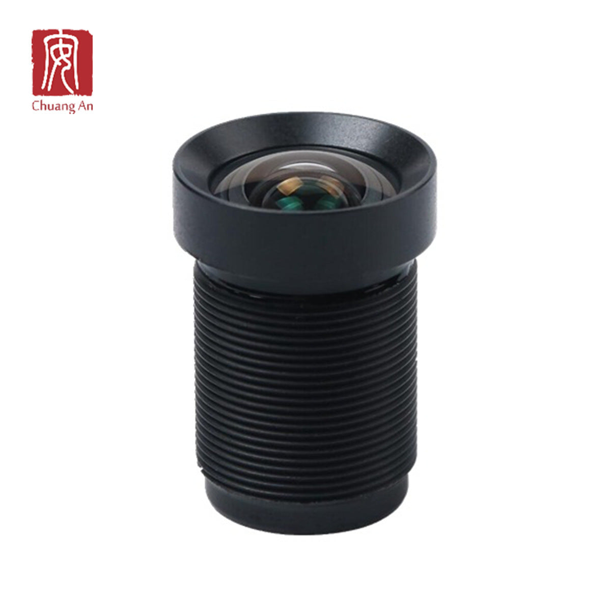 JMT-416202 Low Distortion Action Camera Lens - Fixed Focus, F2.8 Aperture, 92° Wide Angle, M12 Interface, 0.1mm Minimum Focus Distance, All Metal and Glass Construction