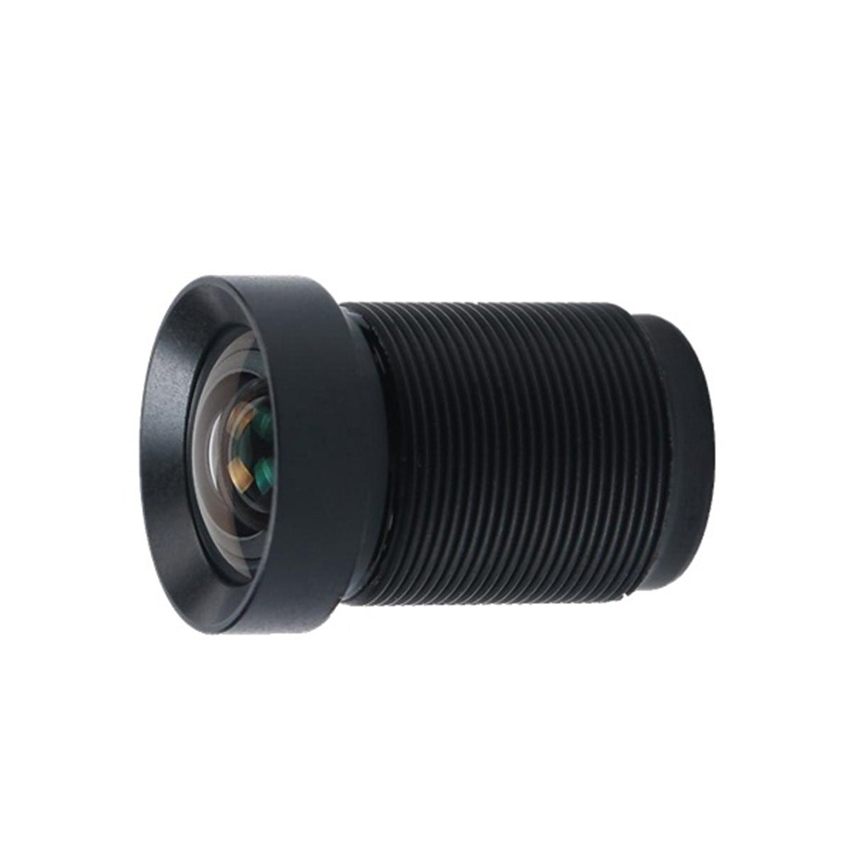 JMT-416202 Low Distortion Action Camera Lens - Fixed Focus, F2.8 Aperture, 92° Wide Angle, M12 Interface, 0.1mm Minimum Focus Distance, All Metal and Glass Construction