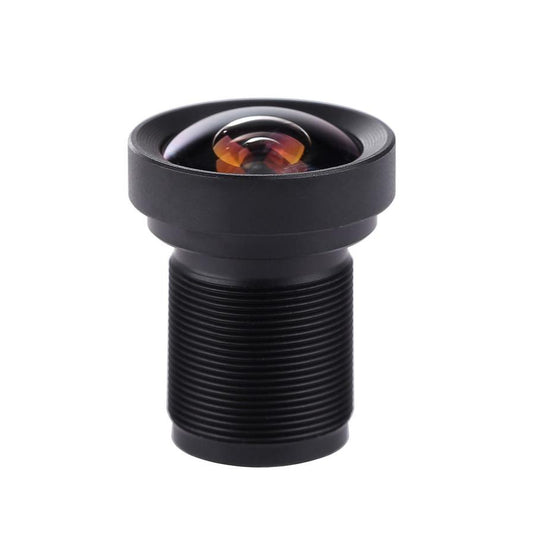JMT-416202 Low Distortion Action Camera Lens - Fixed Focus, F2.8 Aperture, 92° Wide Angle, M12 Interface, 0.1mm Minimum Focus Distance, All Metal and Glass Construction