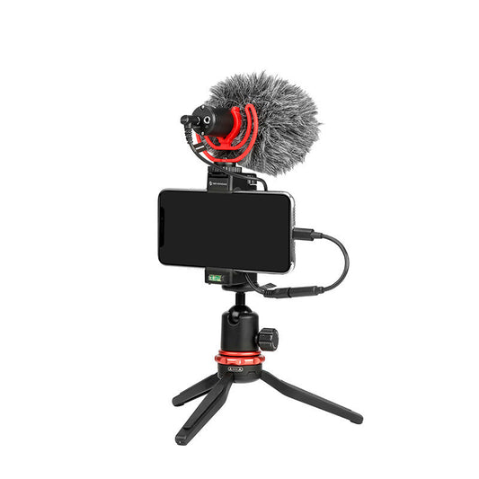 JMT-416202 Professional Condenser Microphone for Mobile Phones, Cameras, and Recording Use