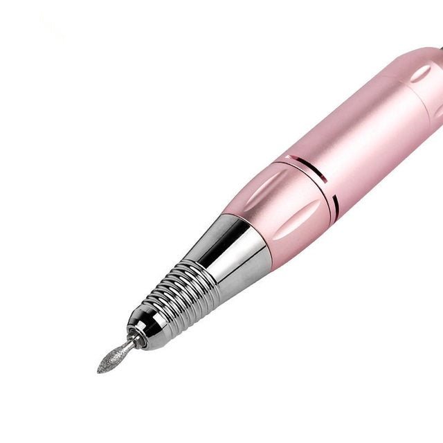 JMT-416330 Four-in-One Nail Polisher with Sanding, Lighting, and Vacuum Features in White