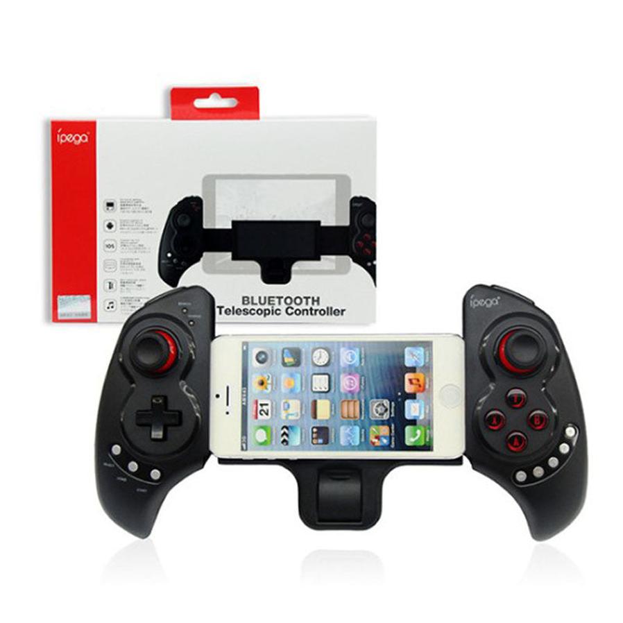 JMT-416330 Wireless Bluetooth Gamepad with USB Interface for Mobile Phones, Tablets, PCs, and TVs, Includes Bracket Function and Vibration Feature