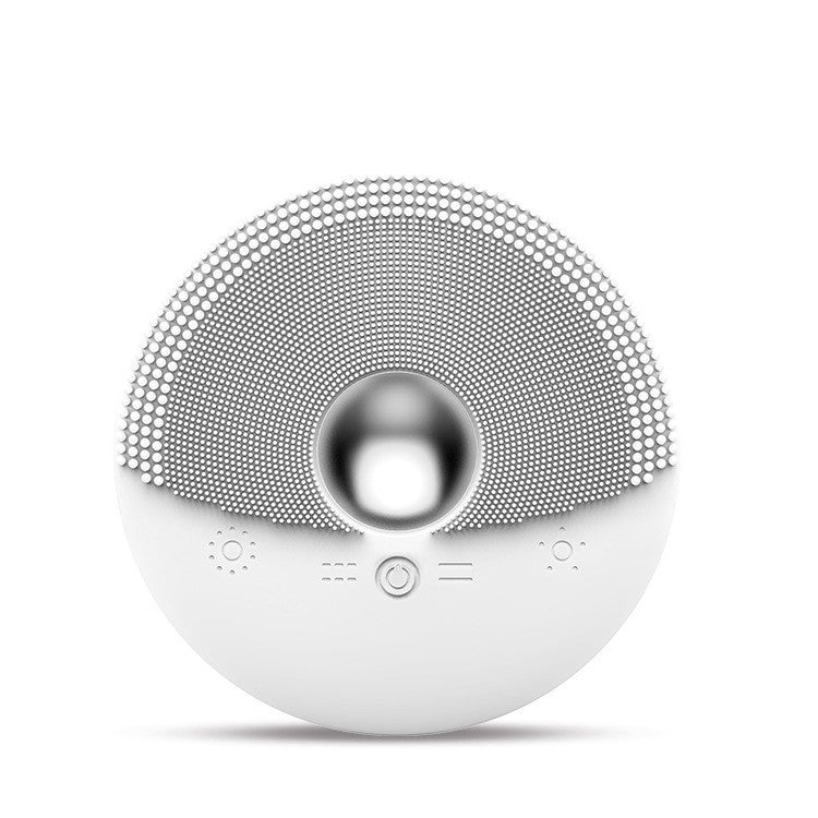 JMT-417162 Heated Silicone Face Wash with Ultrasonic Vibration - Cleanse and Refresh