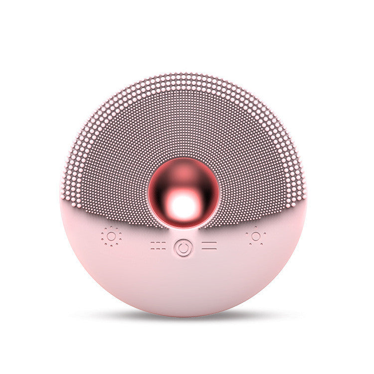 JMT-417162 Heated Silicone Face Wash with Ultrasonic Vibration - Cleanse and Refresh