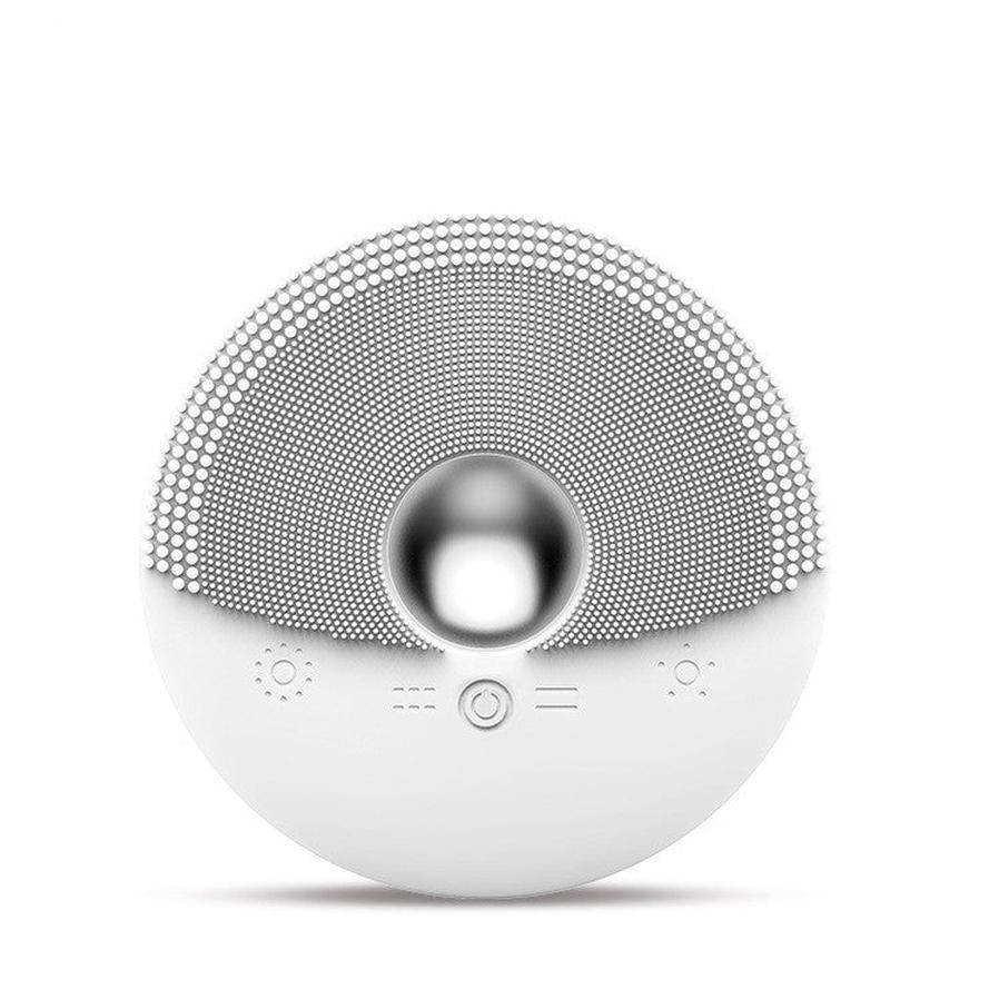 JMT-417162 Heated Silicone Face Wash with Ultrasonic Vibration - Cleanse and Refresh