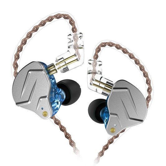 JMT-417354 Metalllic Subwoofer In-Ear Headphones with Ear-Wrap Design and 3.5 mm Plug